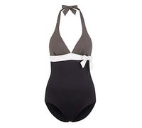 S.Oliver Damen Lmh-221 Badeanzug, Schwarz-Mehrfarbig, 38 / A EU