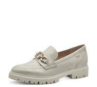 s.Oliver Damen Loafer mit Dicker Sohle Vegan, Gold (Champagne), 40 EU