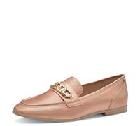 s.Oliver Damen Loafer ohne Absatz Klassisch Elegant, Gold (Champagne), 41