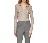s.Oliver Damen Longsleeve aus Viskose Langarmshirt mit Kragen (1er Pack)