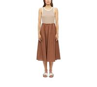 s.Oliver Red Label - Kleid in Midi-Länge beige/braun - Gr. - 42