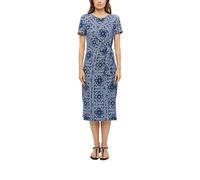 Jerseykleid in Midilänge mit Knotendetail 34 blau 2182258.57A0.34