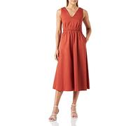 s.Oliver Damen Midi Kleid, Regular Fit Midi Kleid, Regular Fit, 2813 orange, 36