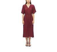 Strukturiertes Viskosemix-Kleid im Relaxed Fit 42 rot 2179259.3903.42