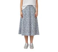 s.Oliver Damen Midi-Rock - Relaxed Fit, Bouclé-Struktur mit Glitzergarn, elastischer Bund