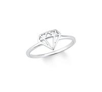 s.Oliver Damen-Motivring 925-Sterling-Silber mit Ringgröße 56 (17.8) 2021824