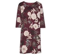 s.Oliver Nachthemd, im Blumen-Dessin mit halbem Ärmel 32/34, N-Gr rot Damen Nachthemden Nachtwäsche Damenwäsche Nachthemd 32/34, N-Gr bordeaux, geblümt, mehrfarbig