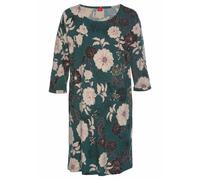 s.Oliver Nachthemd, im Blumenmuster mit 3/4-Ärmeln 32/34, N-Gr grün Damen Nachthemden Nachtwäsche Damenwäsche Nachthemd 32/34, N-Gr dunkelgrün, geblümt