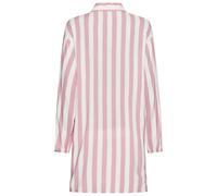 Nachthemd S.OLIVER, Damen, Gr. 40, N-Gr, mauve gestreift, Web, Obermaterial: 100% Viskose, gestreift, oversize kurz, V-Ausschnitt, elastischer Bund mit innenliegendem Gummizug, Kleider Nachthemd, mit
