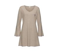 Nachthemd S.OLIVER Gr. 32/34, N-Gr, braun (nougat meliert) Damen Kleider (85531347-32) nougat meliert