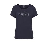 Pyjamashirt mit Print-Detail 32/34 blau 6010444.5732.32_34
