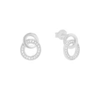 s.Oliver 2015121 Damen Ohrstecker Sterling-Silber 925 Silber Weiß