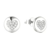 s.Oliver Damen Ohrstecker 2037814 Herz Silber 925 Zirkonia synth.