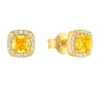 s.Oliver Ohrstecker Damen gelb, ONE SIZE