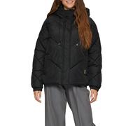 Wattierte Jacke mit Steppung und Kapuze L schwarz