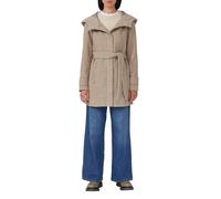 s.Oliver Damen Outdoor-Mantel - Slim Fit, Gürtel, Kapuze