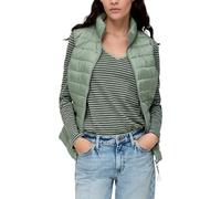 s.Oliver Damen Outdoor-Weste - Regular Fit, Steppung, Kapuze