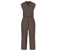 s.Oliver Damen Overall - Regular Fit, Rüschenkragen, Schmuckperlen, Wide Leg - Für Business & festliche Anlässe