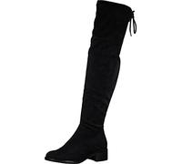 s.Oliver Damen Overknee Stiefel Elegant Blockabsatz, Schwarz (Black), 37 EU