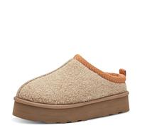 s.Oliver Damen Pantoffeln zum Reinschlüpfen Bequem, Beige (Dk. Beige), 40 EU