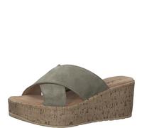 Sandalen aus Leder mit Keilabsatz 41 olive 6009151.728.41