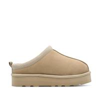 s.Oliver Damen Pantoletten aus Leder zum Reinschlüpfen, Beige (Beige), 41 EU