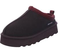 s.Oliver Damen Pantoletten aus Leder zum Reinschlüpfen, Braun (Dark Brown), 41 EU