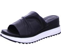 s.Oliver Damen Pantoletten mit dicker Sohle mit Schnallen, Schwarz (Black Comb.), 39 EU