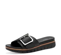 s.Oliver Damen Pantoletten mit Plateau Vegan, Schwarz (Black), 37 EU