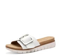 s.Oliver Damen Pantoletten mit Plateau Vegan, Weiß (White), 37 EU