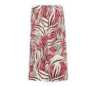 Culotte S.OLIVER, Damen, Gr. 38, N-Gr, marsala pink aop, Web, Obermaterial: 99% Polyester, 1% Elasthan, bedruckt, bequem lang, Hosen Culotte (17885657-38)
