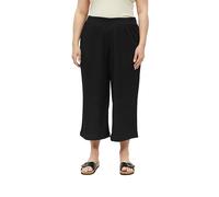Strukturierte Culotte mit Elastikbund 48 schwarz 2182981.9999.48