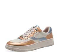 Sneaker mit modischem Colour-Blocking 39 mehrfarbig|beige 6008841.905.39
