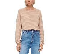 Pullover mit Strukturmuster XL braun