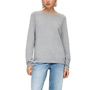 Rundhalspullover QS Gr. XS (34), grau (mid grey) Damen Pullover (94574160-XS) mid grey