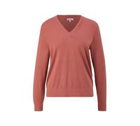 s.Oliver Damen Pullover V-Neck ORANGE, 34
