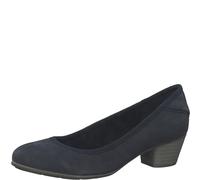 s.Oliver Damen Pumps Kleiner Absatz Elegant, Blau (Navy), 41 EU