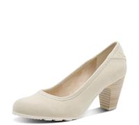 s.Oliver Damen Pumps mit Blockabsatz Bequem, Beige (Cream), 38 EU