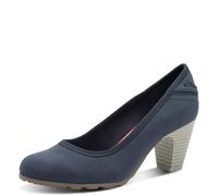 s.Oliver Damen Pumps mit Blockabsatz Bequem, Blau (Navy), 40 EU