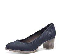 s.Oliver Damen Pumps mit Blockabsatz Elegant, Blau (Navy), 38 EU