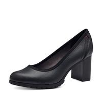 s.Oliver Damen Pumps mit Blockabsatz mit Strukturmuster, Schwarz (Black), 39