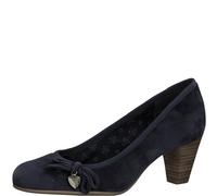 s.Oliver Damen Pumps mit Schleife mit Herzdetail, Blau (Navy), 41