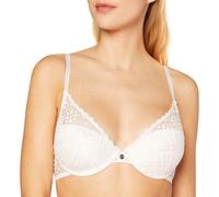 Push-up-BH S.OLIVER "Amelie" Gr. 80, Cup B, rosa Damen BHs Bügel-BHs aus floraler, transparenter Spitze, Dessous (66560344-80)