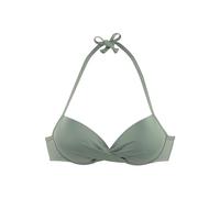 Push-Up-Bikini-Top S.OLIVER "Spain" Gr. 38, Cup C, grün (oliv) Damen Bikini-Oberteile (57667532-38) oliv