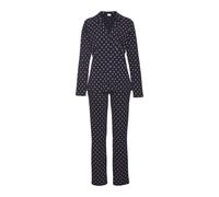 Pyjama mit Print 44/46 blau 6009995.8302.44_46