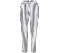 s.Oliver Damen Pyjamahose schwarz-weiß gestreift Single Jersey 50% Baumwolle/50% Viskose Gr.40/42