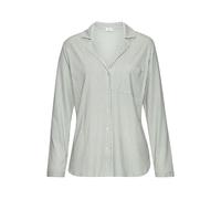 Pyjamaoberteil S.OLIVER Gr. 40/42, grün (dunkelgrün gesteift) Damen Shirts (88279454-40) dunkelgrün gesteift