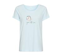 Unifarbenes Pyjama-Oberteil 40/42 blau 6011468.5407.40_42