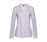 Pyjamaoberteil S.OLIVER Gr. 32/34, rot (bordeaux weiß gestreift) Damen Shirts (71991209-32) bordeaux weiß gestreift