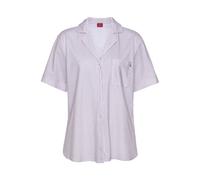 s.Oliver Damen Ak-140-45 Pyjamaoberteil, Bordeaux Gestreift, 40-42 EU